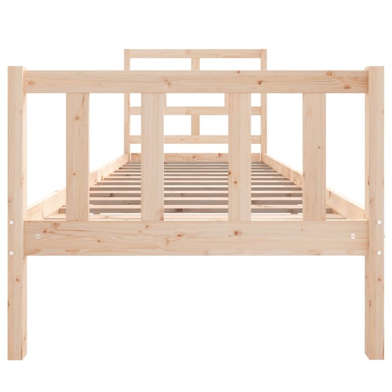 Casa si Gradina - Mobilier - Paturi si accesorii - Paturi - Cadru de pat mic single, 75x190 cm, lemn masiv de pin - Infinity.ro