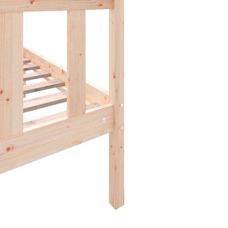 Casa si Gradina - Mobilier - Paturi si accesorii - Paturi - Cadru de pat mic single, 75x190 cm, lemn masiv de pin - Infinity.ro