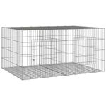 Petshop - Accesorii petshop - Culcusuri si custi - Custi interior si exterior - Cusca pentru iepuri, 2 panouri, 110x79x54 cm, fier galvanizat - Infinity.ro