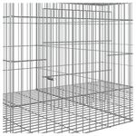 Petshop - Accesorii petshop - Culcusuri si custi - Custi interior si exterior - Cusca pentru iepuri, 2 panouri, 110x79x54 cm, fier galvanizat - Infinity.ro