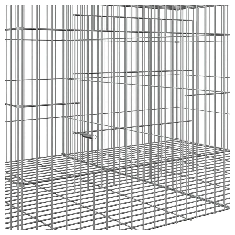 Petshop - Accesorii petshop - Culcusuri si custi - Custi interior si exterior - Cusca pentru iepuri, 2 panouri, 110x79x54 cm, fier galvanizat - Infinity.ro