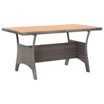 Casa si Gradina - Gradina si terasa - Mobilier exterior - Mese gradina - Masa de gradina, gri, 120x70x66 cm, lemn masiv de acacia - Infinity.ro