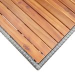 Casa si Gradina - Gradina si terasa - Mobilier exterior - Mese gradina - Masa de gradina, gri, 120x70x66 cm, lemn masiv de acacia - Infinity.ro