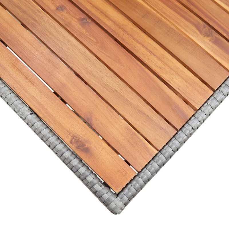 Casa si Gradina - Gradina si terasa - Mobilier exterior - Mese gradina - Masa de gradina, gri, 120x70x66 cm, lemn masiv de acacia - Infinity.ro