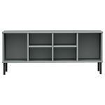 Casa si Gradina - Mobilier - Organizare si depozitare - Organizator incaltaminte - Pantofar cu picioare metalice „OSLO” gri 106x35x45 cm lemn - Infinity.ro