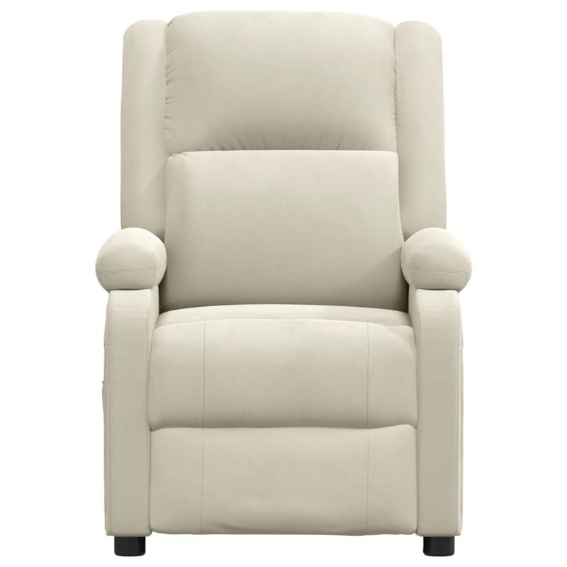 Ingrijire personala si Cosmetice - Sanatate si wellness - Articole wellness - Fotolii de masaj - Fotoliu de masaj electric, crem, catifea - Infinity.ro