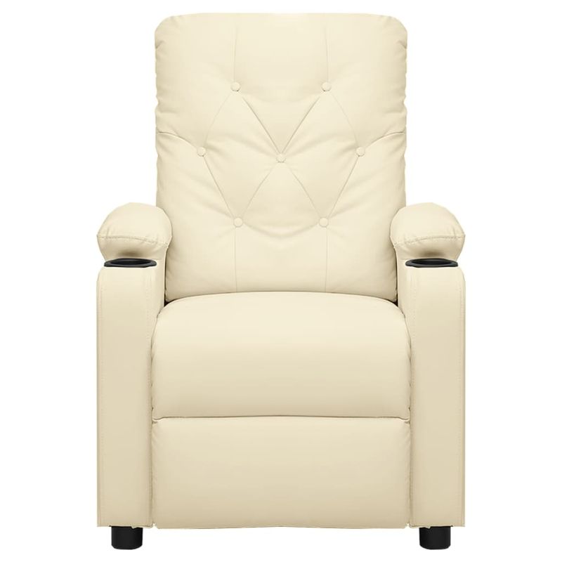 Ingrijire personala si Cosmetice - Sanatate si wellness - Articole wellness - Fotolii de masaj - Fotoliu de masaj electric, crem, piele ecologica - Infinity.ro