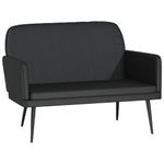 Casa si Gradina - Mobilier - Canapele si coltare - Banchete - Banca, negru, 107x80x81 cm, piele ecologica - Infinity.ro