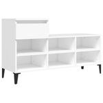 Casa si Gradina - Mobilier - Organizare si depozitare - Organizator incaltaminte - Pantofar, alb, 102x36x60 cm, lemn compozit - Infinity.ro