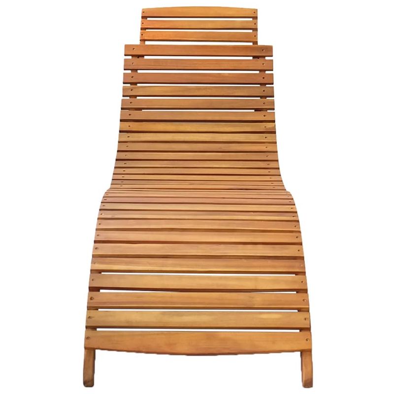Casa si Gradina - Gradina si terasa - Mobilier exterior - Scaune si sezlonguri gradina - Sezlong de gradina cu perna, 2 buc., lemn masiv de acacia - Infinity.ro