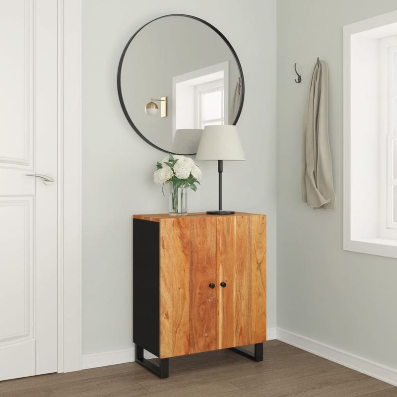 Casa si Gradina - Mobilier - Comode si corpuri - Comode - Servanta, 60x33x75 cm, lemn masiv de acacia - Infinity.ro