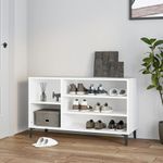 Casa si Gradina - Mobilier - Organizare si depozitare - Organizator incaltaminte - Pantofar, alb, 102x36x60 cm, lemn compozit - Infinity.ro