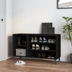 Casa si Gradina - Mobilier - Organizare si depozitare - Organizator incaltaminte - Pantofar, negru, 102x36x60 cm, lemn compozit - Infinity.ro