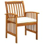 Casa si Gradina - Gradina si terasa - Mobilier exterior - Seturi mobila gradina - Set mobilier de gradina cu perne, 3 piese, lemn masiv acacia - Infinity.ro