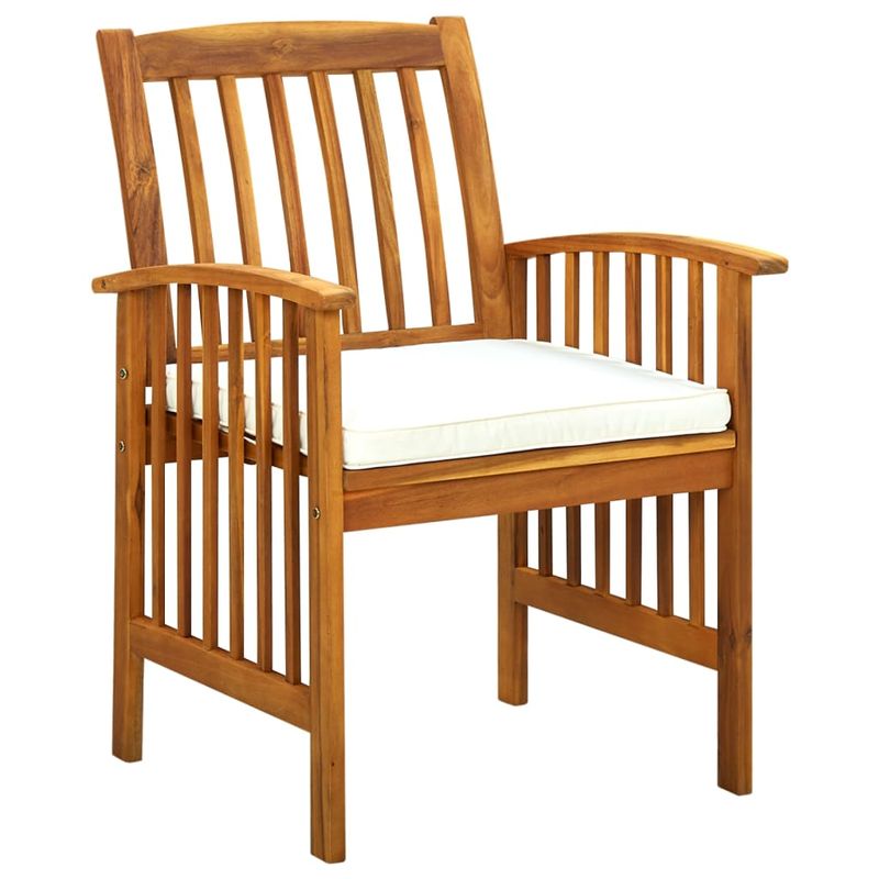 Casa si Gradina - Gradina si terasa - Mobilier exterior - Seturi mobila gradina - Set mobilier de gradina cu perne, 3 piese, lemn masiv acacia - Infinity.ro