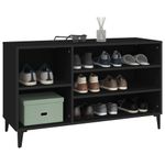 Casa si Gradina - Mobilier - Organizare si depozitare - Organizator incaltaminte - Pantofar, negru, 102x36x60 cm, lemn compozit - Infinity.ro