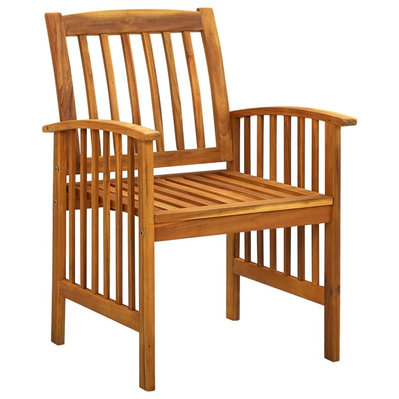 Casa si Gradina - Gradina si terasa - Mobilier exterior - Seturi mobila gradina - Set mobilier de gradina cu perne, 3 piese, lemn masiv acacia - Infinity.ro