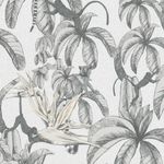 Casa si Gradina - Decoratiuni - Tapet - Noordwand Tapet „Topchic Monkey Jungle Leaves”, gri si negru - Infinity.ro