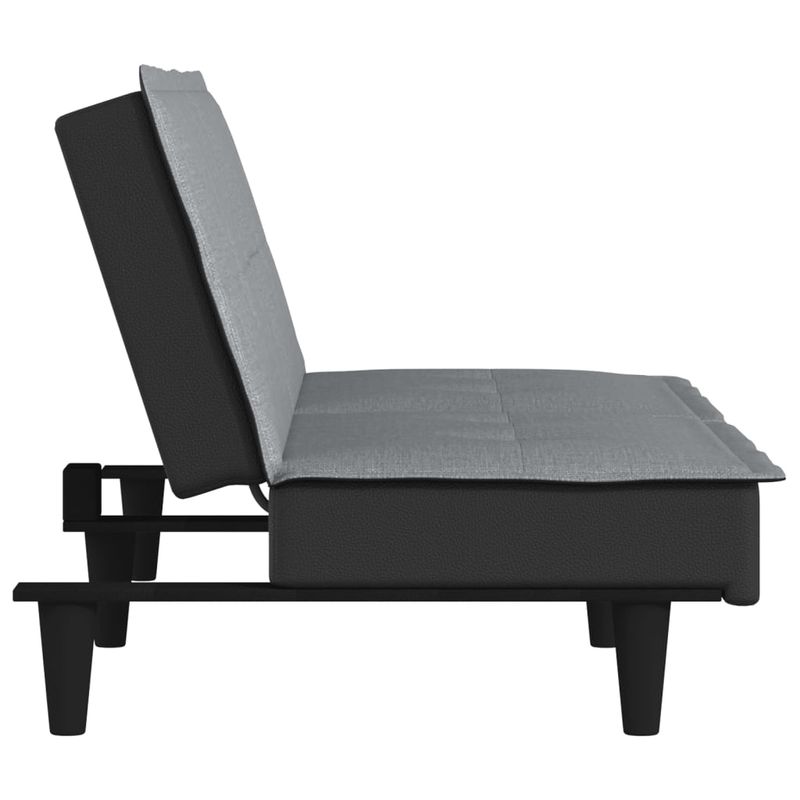 Casa si Gradina - Mobilier - Canapele si coltare - Canapele - Canapea extensibila, gri deschis, material textil - Infinity.ro