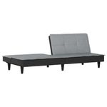 Casa si Gradina - Mobilier - Canapele si coltare - Canapele - Canapea extensibila, gri deschis, material textil - Infinity.ro