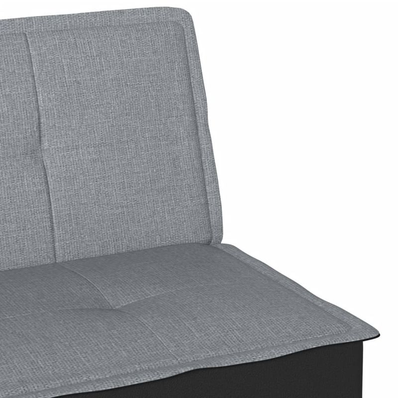 Casa si Gradina - Mobilier - Canapele si coltare - Canapele - Canapea extensibila, gri deschis, material textil - Infinity.ro