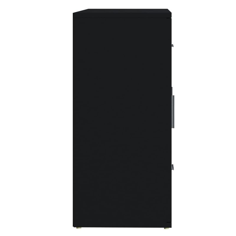 Casa si Gradina - Mobilier - Comode si corpuri - Comode - Servanta, negru, 91x29,5x65 cm, lemn prelucrat - Infinity.ro