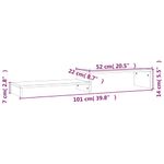 Laptop, Telefoane si Tablete - Laptopuri si accesorii - Accesorii Laptop - Standuri/Coolere notebook - Suport pentru monitor, (52-101)x22x14 cm, lemn masiv de pin, alb - Infinity.ro