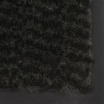 Casa si Gradina - Textile si covoare - Covoare - Covoare casa - Covor de usa anti-praf, negru, 90x150 cm, dreptunghiular - Infinity.ro