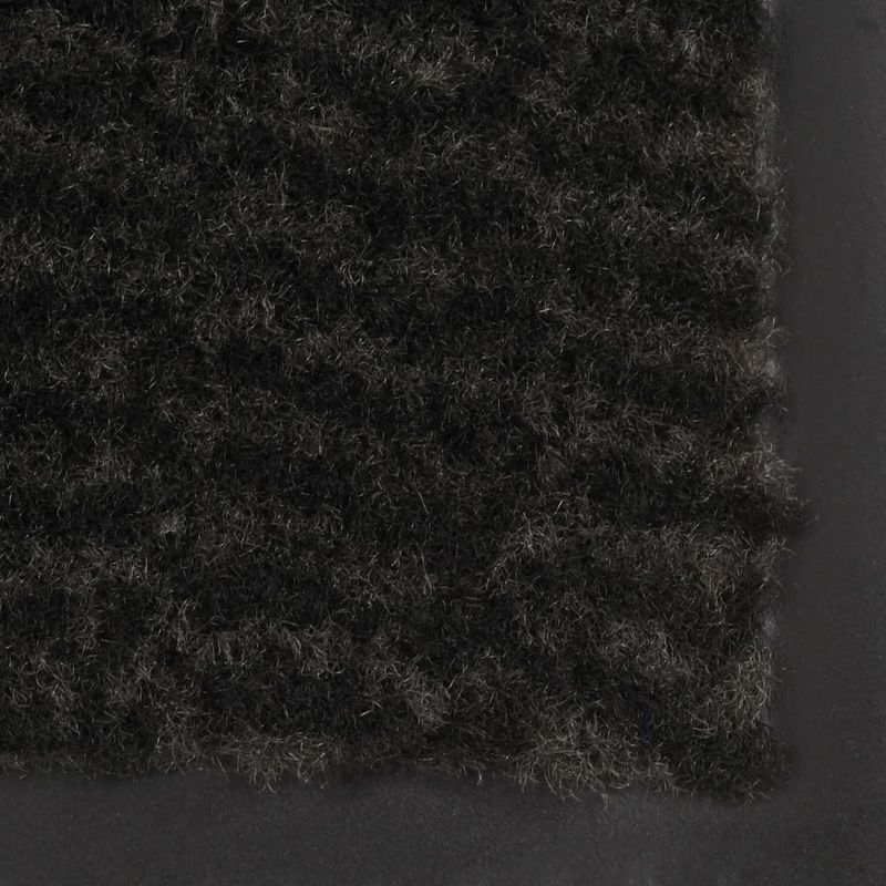 Casa si Gradina - Textile si covoare - Covoare - Covoare casa - Covor de usa anti-praf, negru, 90x150 cm, dreptunghiular - Infinity.ro