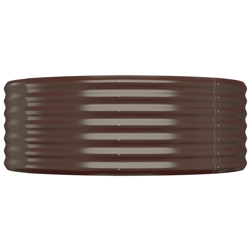 Casa si Gradina - Gradinarit si plante - Plante si ghivece - Ghivece si suporturi - Strat inaltat gradina 175x100x36 cm otel vopsit electrostatic, maro - Infinity.ro