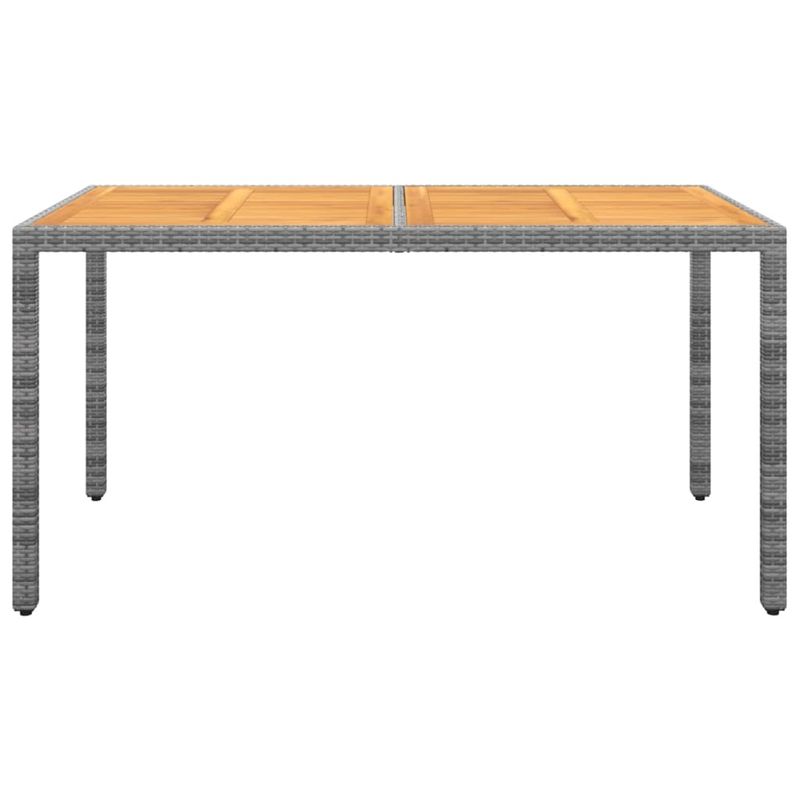 Casa si Gradina - Gradina si terasa - Mobilier exterior - Seturi mobila gradina - Set mobilier de gradina, 5 piese, gri, poliratan si sticla - Infinity.ro