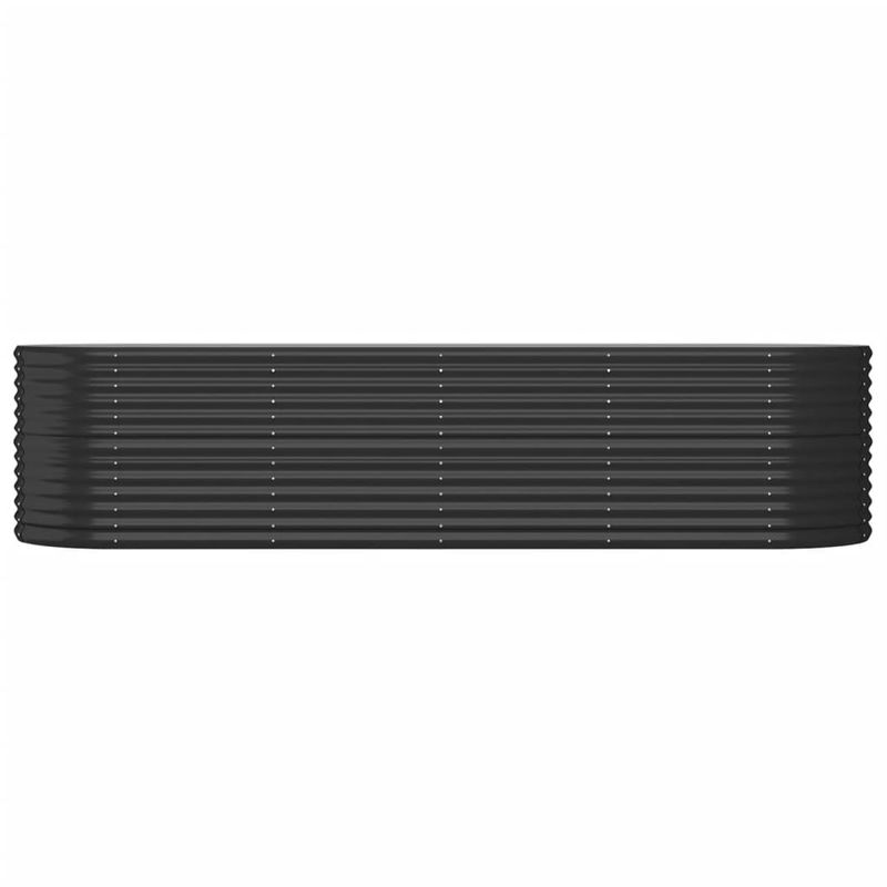 Casa si Gradina - Gradinarit si plante - Plante si ghivece - Ghivece si suporturi - Strat inaltat gradina 296x80x68 cm otel vopsit electrostatic, antracit - Infinity.ro