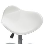 Casa si Gradina - Mobilier - Scaune si fotolii - Scaune - Scaun de salon spa, alb, piele ecologica - Infinity.ro