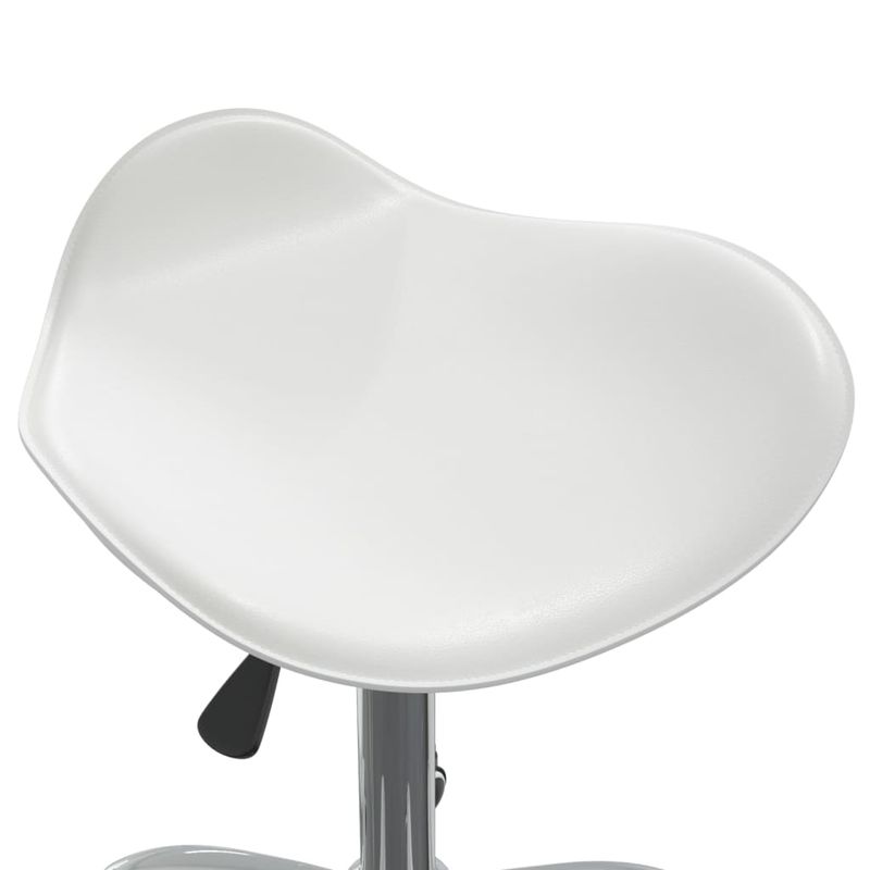 Casa si Gradina - Mobilier - Scaune si fotolii - Scaune - Scaun de salon spa, alb, piele ecologica - Infinity.ro
