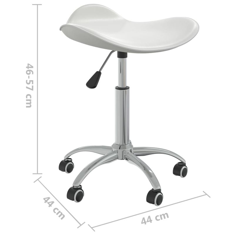 Casa si Gradina - Mobilier - Scaune si fotolii - Scaune - Scaun de salon spa, alb, piele ecologica - Infinity.ro