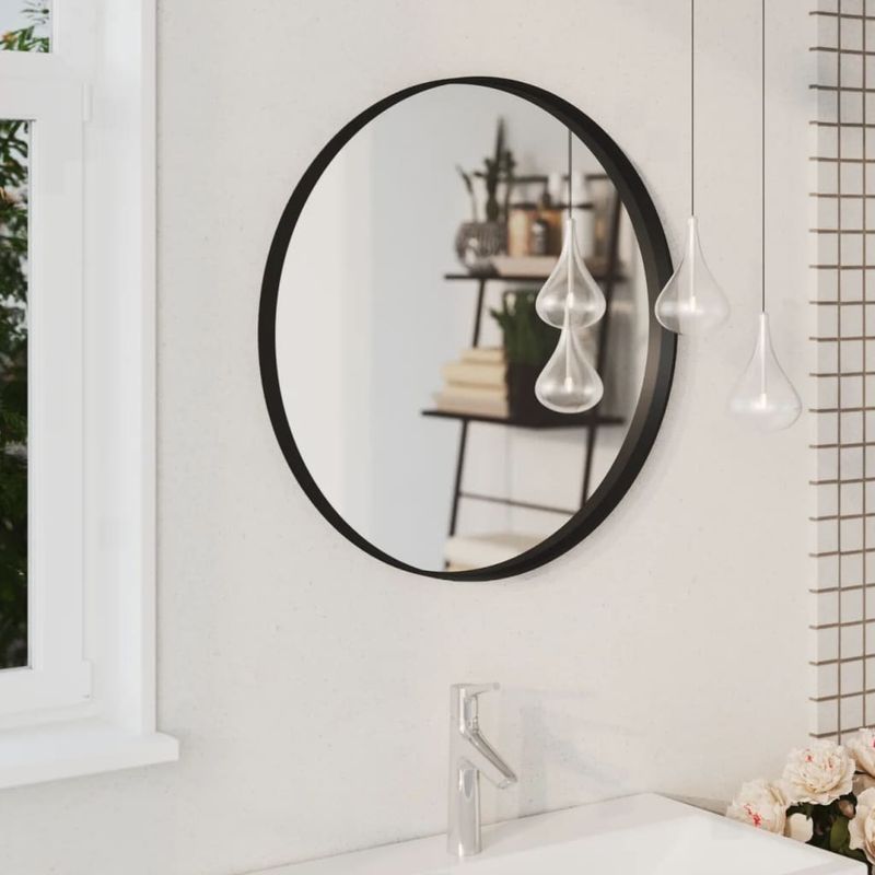 Casa si Gradina - Decoratiuni - Oglinzi - Oglinda de perete, negru, 60 cm - Infinity.ro