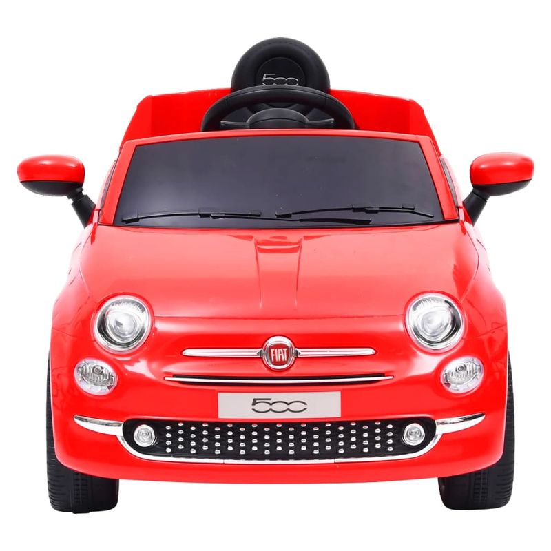 Jucarii, Copii si Bebe - Jucarii si jocuri - Jucarii de exterior - Masinute si vehicule pentru copii - Masina electrica pentru copii Fiat 500, rosu - Infinity.ro
