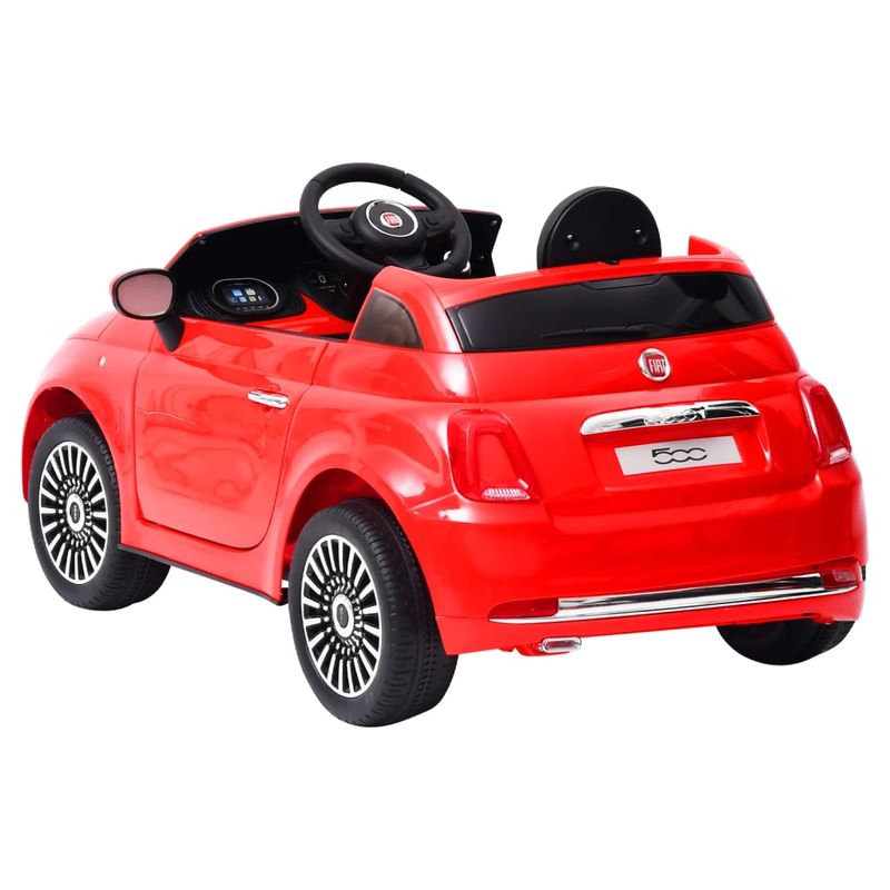 Jucarii, Copii si Bebe - Jucarii si jocuri - Jucarii de exterior - Masinute si vehicule pentru copii - Masina electrica pentru copii Fiat 500, rosu - Infinity.ro