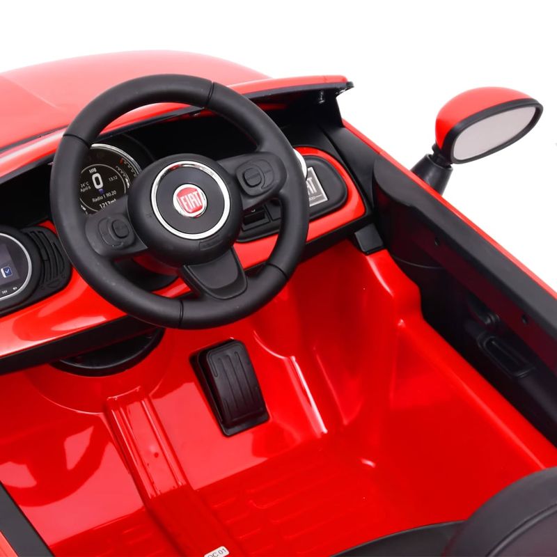 Jucarii, Copii si Bebe - Jucarii si jocuri - Jucarii de exterior - Masinute si vehicule pentru copii - Masina electrica pentru copii Fiat 500, rosu - Infinity.ro