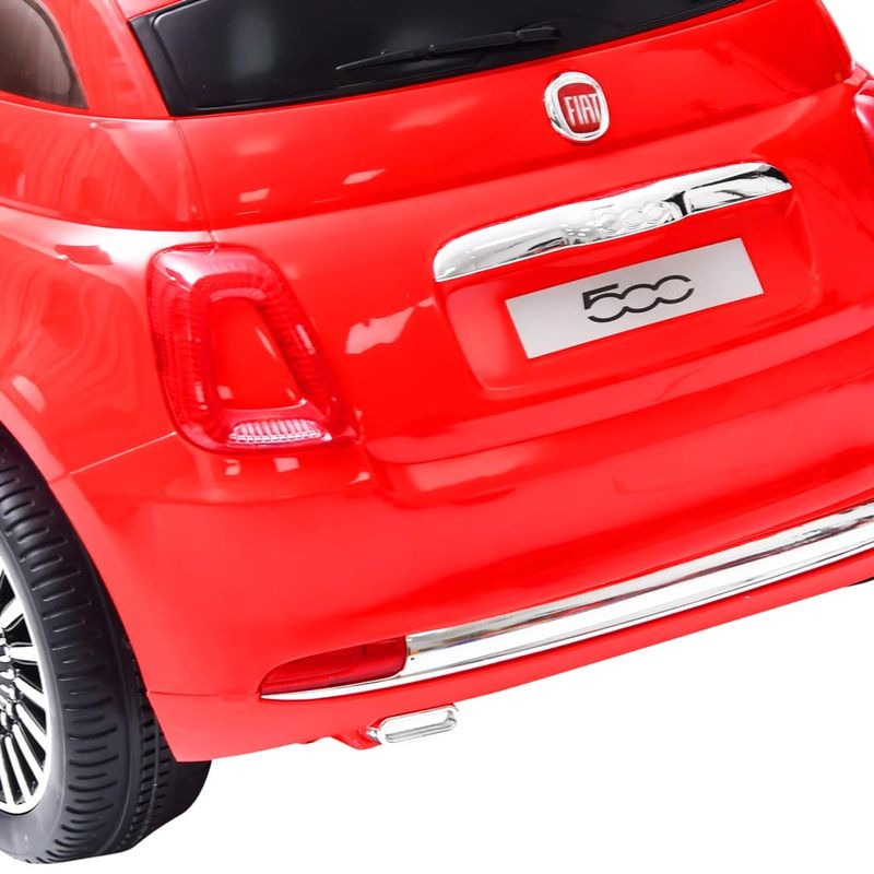 Jucarii, Copii si Bebe - Jucarii si jocuri - Jucarii de exterior - Masinute si vehicule pentru copii - Masina electrica pentru copii Fiat 500, rosu - Infinity.ro