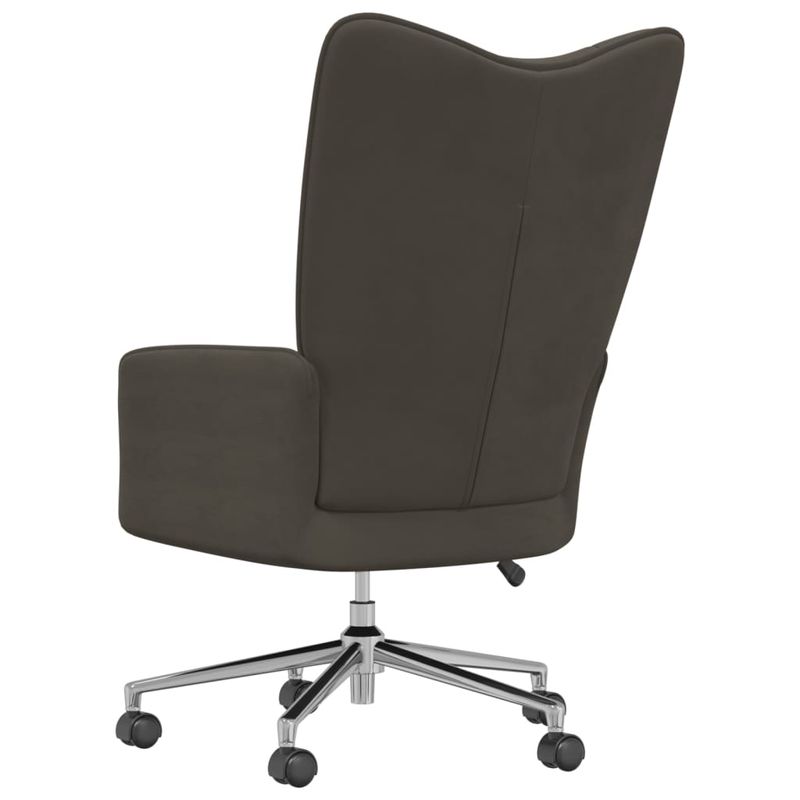Casa si Gradina - Mobilier - Scaune si fotolii - Fotolii - Fotoliu de relaxare, gri inchis, catifea - Infinity.ro