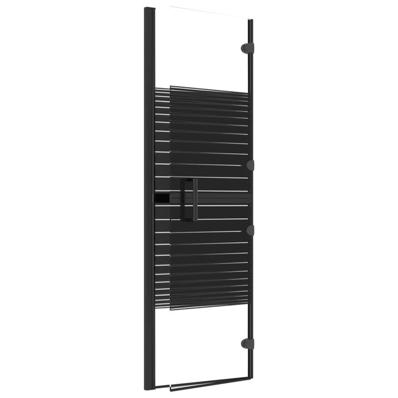 Casa si Gradina - Sanitare - Cazi si cabine de dus - Cabine dus - Cabina de dus pliabila, negru, 80x140 cm, ESG - Infinity.ro