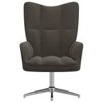 Casa si Gradina - Mobilier - Scaune si fotolii - Fotolii - Fotoliu de relaxare, gri inchis, catifea - Infinity.ro