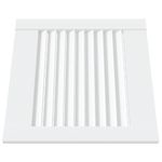 Casa si Gradina - Mobilier - Dulapuri si sifoniere - Dulapuri - Usa de dulap cu design lambriu, 5x39,4 cm lemn masiv pin, cantitate în pachet: 2, alb, mărime 39.5x39.4 cm - Infinity.ro