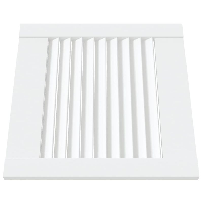 Casa si Gradina - Mobilier - Dulapuri si sifoniere - Dulapuri - Usa de dulap cu design lambriu, 5x39,4 cm lemn masiv pin, cantitate în pachet: 2, alb, mărime 39.5x39.4 cm - Infinity.ro