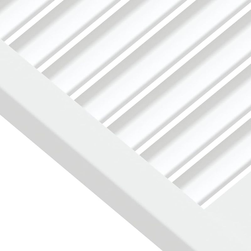 Casa si Gradina - Mobilier - Dulapuri si sifoniere - Dulapuri - Usa de dulap cu design lambriu, 5x39,4 cm lemn masiv pin, cantitate în pachet: 2, alb, mărime 39.5x39.4 cm - Infinity.ro