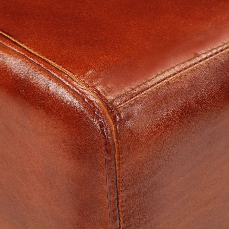 Casa si Gradina - Mobilier - Canapele si coltare - Banchete - Banca Bok gimnastica maro 110cm piele naturala/lemn masiv mango - Infinity.ro