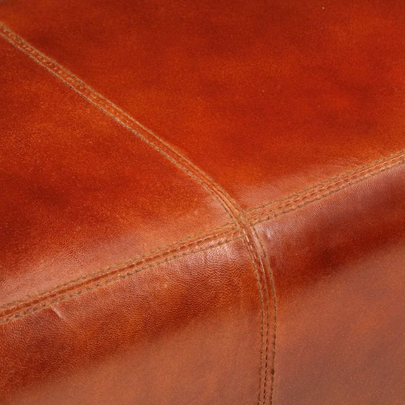 Casa si Gradina - Mobilier - Canapele si coltare - Banchete - Banca Bok gimnastica maro 110cm piele naturala/lemn masiv mango - Infinity.ro