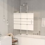 Casa si Gradina - Sanitare - Cazi si cabine de dus - Cabine dus - Cabina de dus pliabila, alb, 100x140 cm, ESG - Infinity.ro