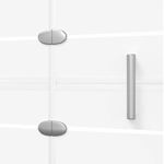 Casa si Gradina - Sanitare - Cazi si cabine de dus - Cabine dus - Cabina de dus pliabila, alb, 100x140 cm, ESG - Infinity.ro